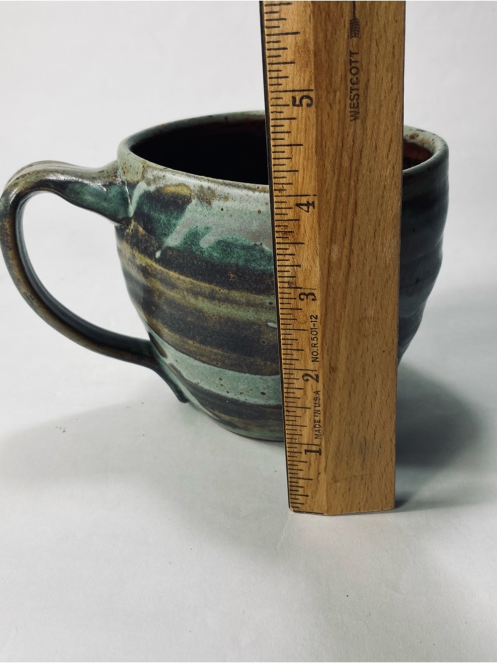 Pakele Hawaii Art Studio Pottery Artist Signed Turtle Mug - Picture 11 of 15